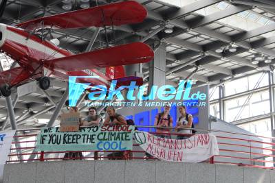 Flughafenstreik Fridays for Future Stuttgart 