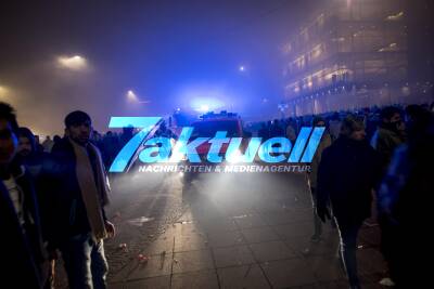 Silvester in Stuttgart auf dem Schloßplatz