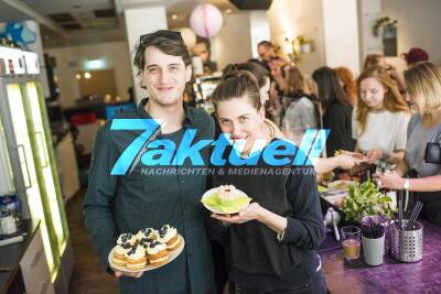 PopUp-Bakery & Backbuch-Party in Stuttgart im Cafe Holzapfel im Fluxus ( Calwer Passage )