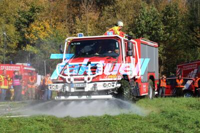 Heißer Süden 2017: Katastrophenschutz-Übung: WaldBrandschadensstelle Betzenberg des Landkreises Esslingen