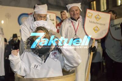 Fasnet: Kübelesrennen 2018 in Bad Cannstatt