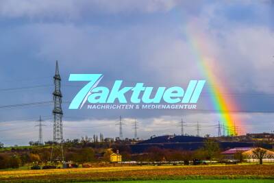 Wunderschöner farbenfroher Regenbogen am Himmel: Wechselhaftes April-Wetter kann so schön sein